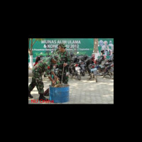 Armed forces help secure congress arena