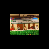 PP LPBINU Gelar Seminar Nasional Tata Kelola Air