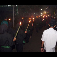 Obor dan Gambus, Suguhan Pesantren Alpansa Sambut Kirab Resolusi Jihad