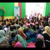 LPBINU DKI Sosialisasi Kesiapsiagaan Bencana lewat Dongeng