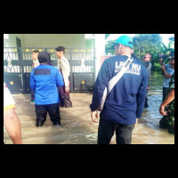 Bengawan Solo Meluap, LPBI NU Lamongan Kerahkan Relawan