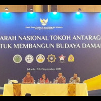 Ketua LPBINU Paparkan Kiprah NU dalam Aksi Kemanusian di Munas Tokoh Antaragama