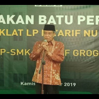 Kiai Said Meletakkan Batu Pertama Gedung Pusdiklat LP Ma&rsquo;arif NU