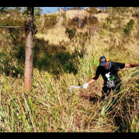 LPBINU dan NU Backpacker Mojokerto Padamkan Kebakaran Hutan