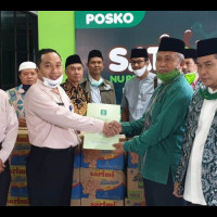 Satgas NU Demak Peduli Covid-19 Terima dan Siap Salurkan Bantuan dari LP Ma&#039;arif NU