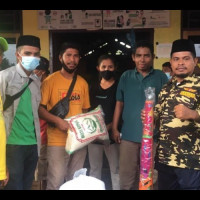 Baru Dibentuk Dua Hari, LPBINU&nbsp;Langsung Bantu Warga Terdampak Bencana di Halmahera Utara